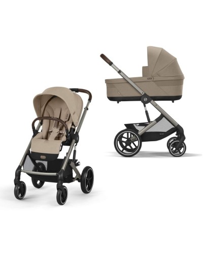 Noul Cybex Balios S Lux 2025 sistem 2 in 1 Almond Beige