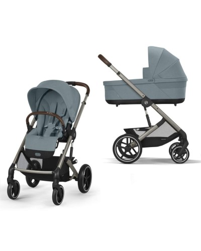 Noul Cybex Balios S Lux 2025 sistem 2 in 1 Stormy Blue