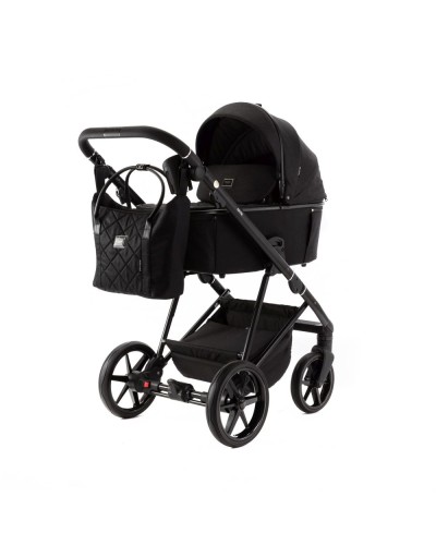 Carucior 3 in 1 Delta Adamex Black TK53 cu scoica testata ADAC