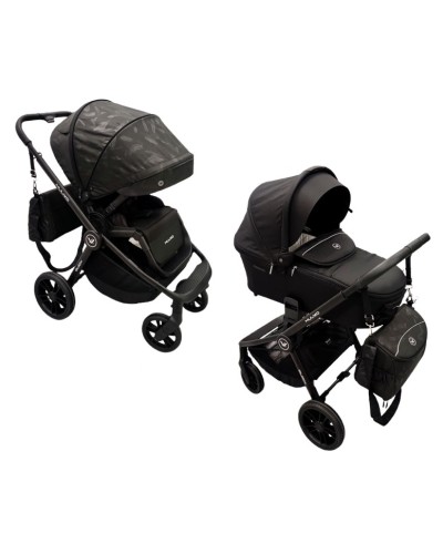 Carucior copii 2 in 1 Muuvo Quick Trendy Raven Black
