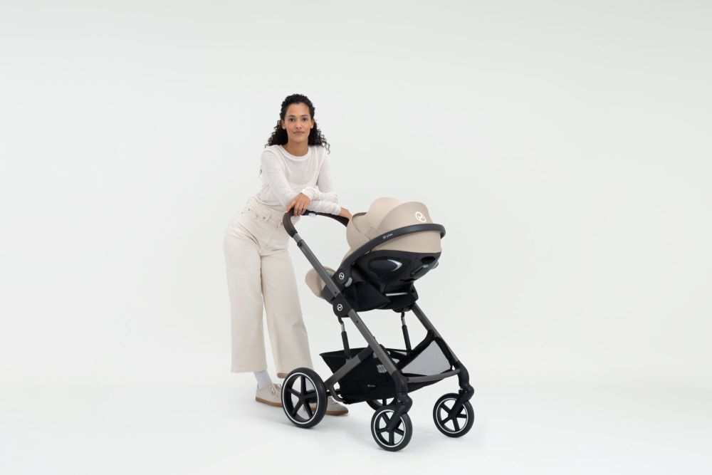 Scoica auto 0-24 luni Cybex Cloud G3 Plus i-size recline Almond Beige - imagine 3