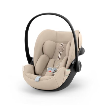Scoica auto 0-24 luni Cybex Cloud G3 Plus i-size recline Almond Beige testata ADAC