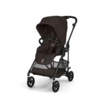 NEW Cybex Melio Carbon Chocolate Brown 3in1 cu Cloud G Plus Recline ADAC - imagine 2