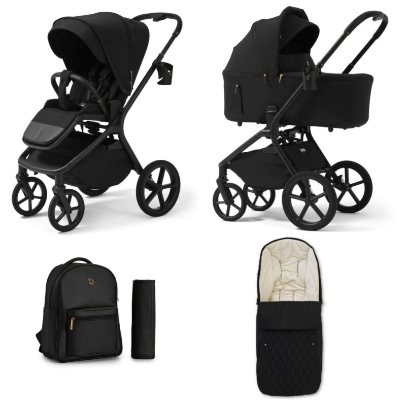 Carucior copii Future Design Inspiro Essential Mokka 4in1 cu Cybex Cloud G Plus ADAC si baza isofix