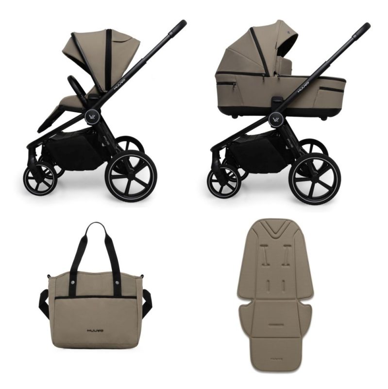 Carucior copii Muuvo Five 4in1 Mokka cu Cybex Cloud G3 Plus si isofix