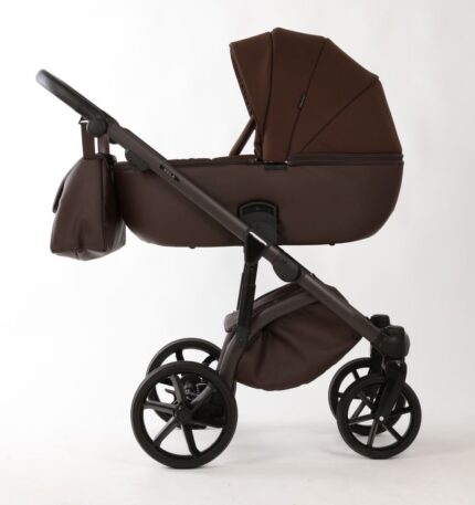 Carucior copii 3 in 1 Nola Adamex Natura Collection Coffee cu scoica testata ADAC