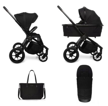 Carucior copii Muuvo Quick SE2 Chromium Black 4in1 cu Cybex Cloud G Plus ADAC si isofix