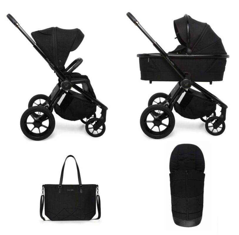 Carucior copii Muuvo Quick SE2 Chromium Black 4in1 cu Cybex Cloud G Plus ADAC si isofix