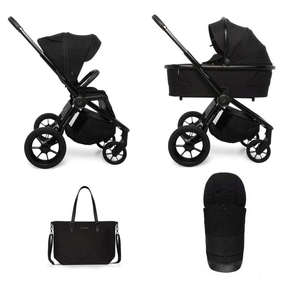 Quick_SE_2_Chromium_Black_2in1 Carucior copii Muuvo Quick SE2 Chromium Black 2 in 1 - imagine 1