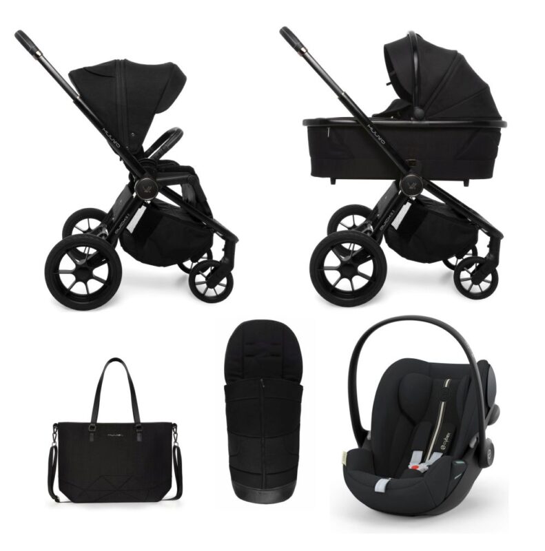 Carucior copii Muuvo Quick SE2 Chromium Black 4in1 cu Cybex Cloud G Plus ADAC si isofix
