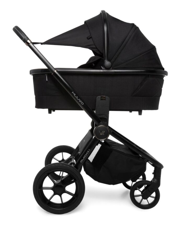 Carucior copii Muuvo Quick SE2 Chromium Black 3in1 cu Cybex Cloud G Plus ADAC - imagine 6