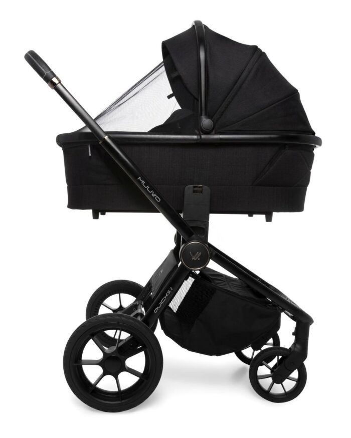Carucior copii Muuvo Quick SE2 Chromium Black 3in1 cu Cybex Cloud G Plus ADAC - imagine 7