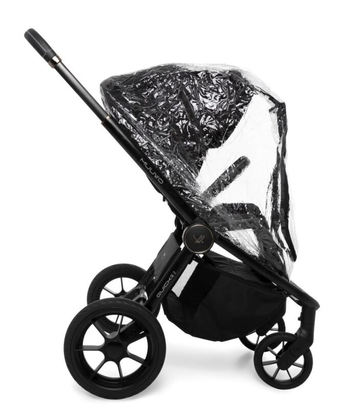 Carucior copii Muuvo Quick SE2 Chromium Black 3in1 cu Cybex Cloud G Plus ADAC - imagine 5