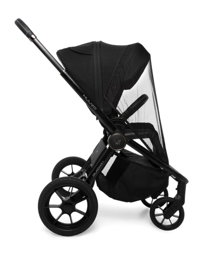 Carucior copii Muuvo Quick SE2 Chromium Black 3in1 cu Cybex Cloud G Plus ADAC - imagine 4
