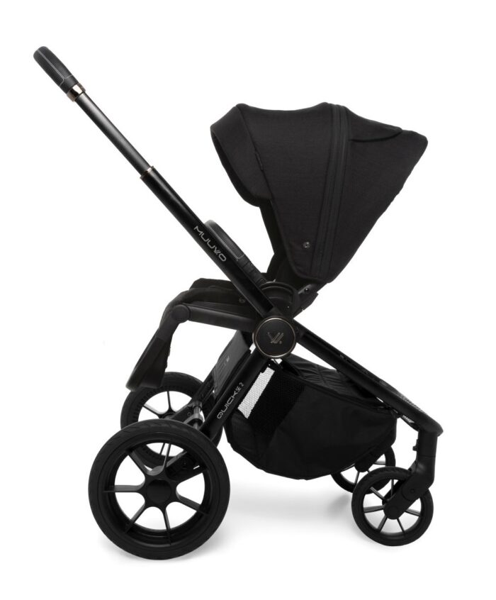 Carucior copii Muuvo Quick SE2 Chromium Black 3in1 cu Cybex Cloud G Plus ADAC - imagine 2