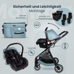 Carucior copii 3 in 1 multifunctional Soho S1 – Black Gold GagaDumi