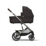 Noul Cybex Balios S Lux 2025 Chocolate Brown sistem 4 in 1 cu Cybex Cloud G Plus i-size recline testata ADAC si baza isofix rotativa