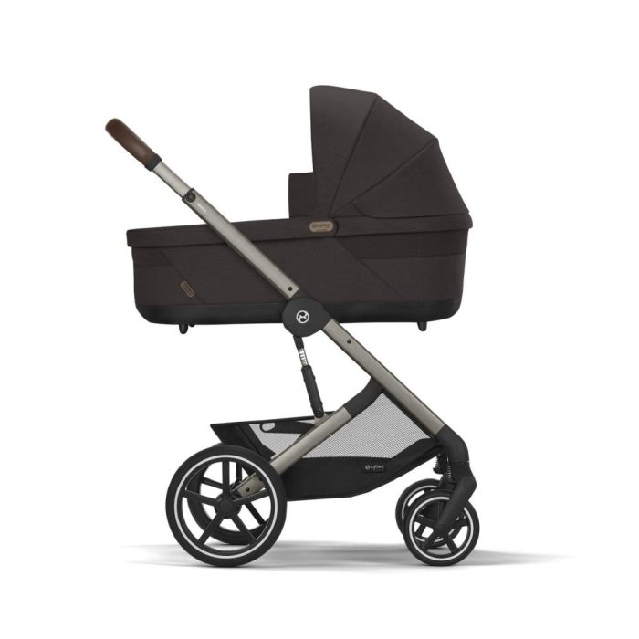 Noul Cybex Balios S Lux 2025 Chocolate Brown sistem 4 in 1 cu Cybex Cloud G Plus i-size recline testata ADAC si baza isofix rotativa