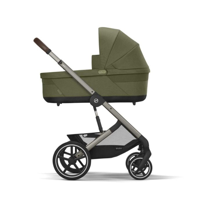 Noul Cybex Balios S Lux 2025 Chocolate Brown sistem 4 in 1 cu Cybex Cloud G Plus i-size recline testata ADAC si baza isofix rotativa