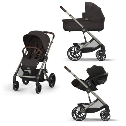 Noul Cybex Balios S lux 2025 Chocolate Brown sistem 3 in 1 cu Cybex Cloud G Plus i-size recline testata ADAC