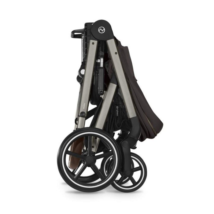 Noul Cybex Balios S Lux 2025 Chocolate Brown sistem 4 in 1 cu Cybex Cloud G Plus i-size recline testata ADAC si baza isofix rotativa
