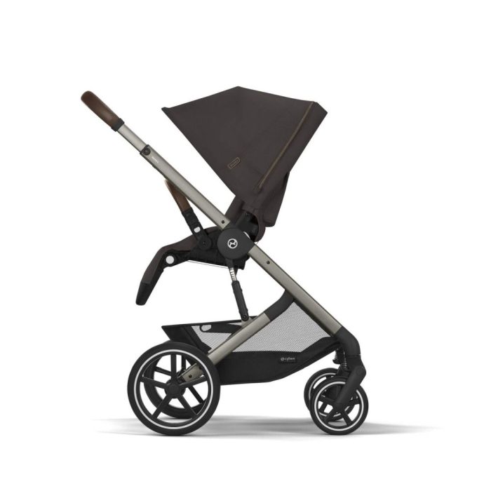 Noul Cybex Balios S Lux 2025 Chocolate Brown sistem 4 in 1 cu Cybex Cloud G Plus i-size recline testata ADAC si baza isofix rotativa