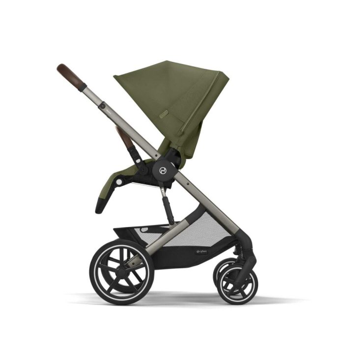 Noul Cybex Balios S Lux 2025 Chocolate Brown sistem 4 in 1 cu Cybex Cloud G Plus i-size recline testata ADAC si baza isofix rotativa