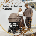 Carucior copii Muuvo One Praline 4in1 cu Cybex Cloud G Plus ADAC si isofix