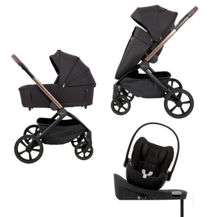 Carucior cu landou pliabil Como Adamex Natura Latte 4in1 cu Cybex ADAC si isofix