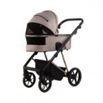 Carucior 3 in 1 Delta Adamex Deluxe Beige TK803 cu scoica testata ADAC - imagine 2