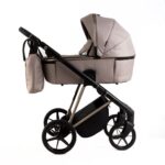 Carucior 3 in 1 Delta Adamex Deluxe Beige TK803 cu scoica testata ADAC - imagine 6