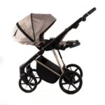 Carucior 3 in 1 Delta Adamex Deluxe Beige TK803 cu scoica testata ADAC - imagine 5