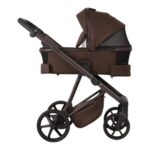 Carucior 3 in 1 Delta Natura Collection Adamex Coffee cu scoica testata ADAC - imagine 3