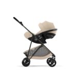 Cybex Melio Carbon Almond Beige 3in1 cu Cloud G Plus Recline ADAC - imagine 11