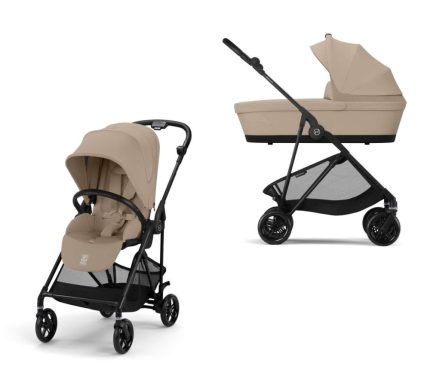 Noul Cybex Melio Carbon 2025 Almond Beige 2 in 1