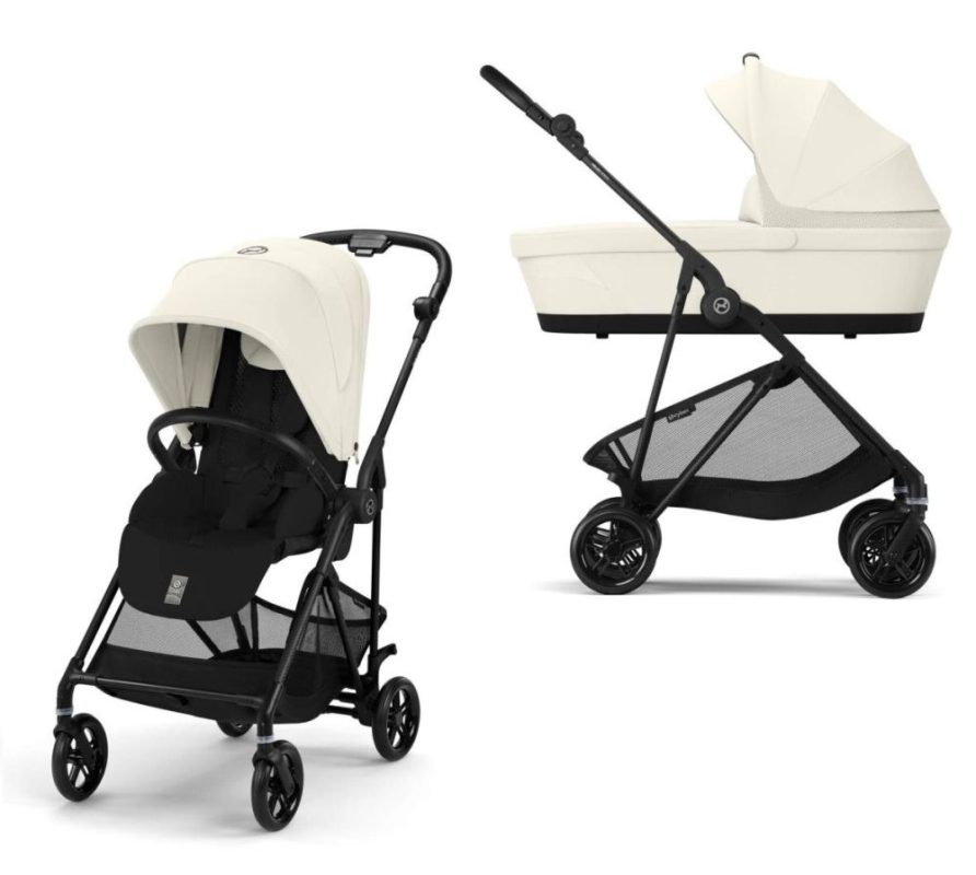 Cybex Melio Carbon 2025 Stormy Blue 4in1 cu Cloud G Plus Recline ADAC si baza isofix
