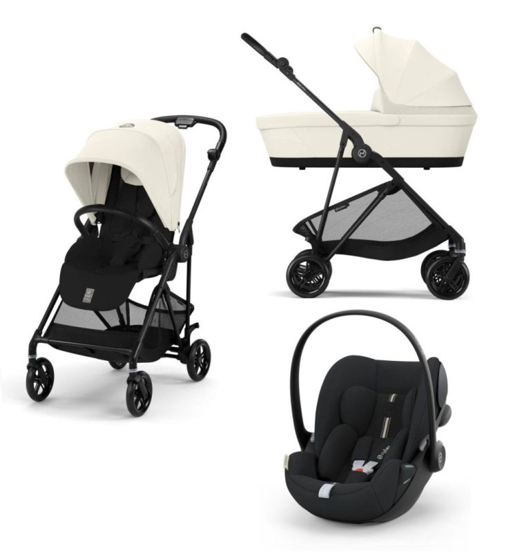 Cybex Melio Carbon 2025 Stormy Blue 4in1 cu Cloud G Plus Recline ADAC si baza isofix