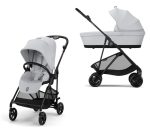 Noul Cybex Melio Carbon Fog Grey ultra-usor 2025 2 in 1