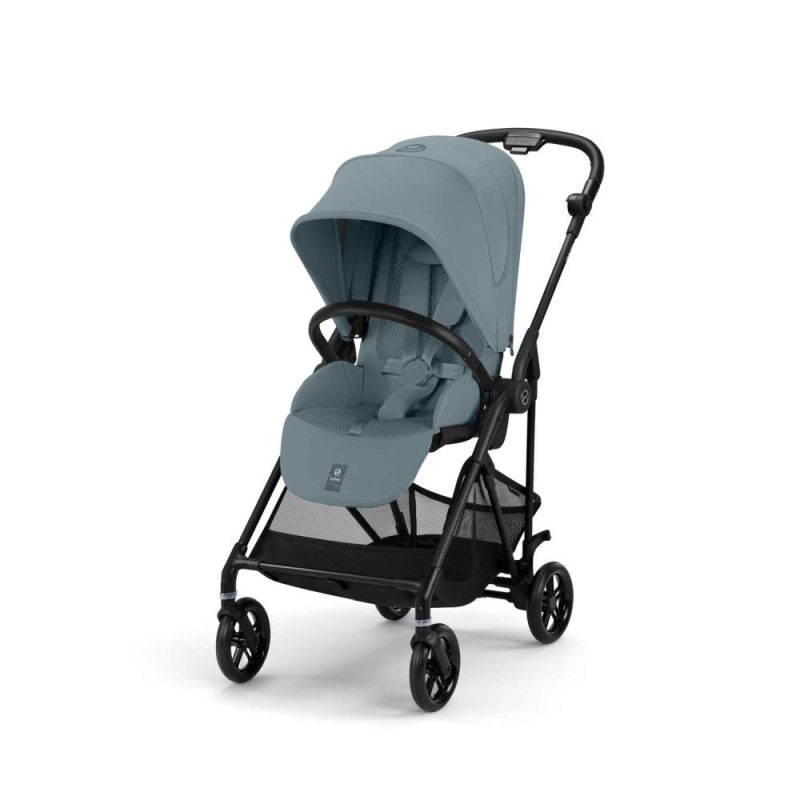 Cybex Melio Carbon 2025 Stormy Blue 4in1 cu Cloud G Plus Recline ADAC si baza isofix