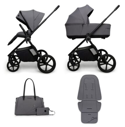 Carucior copii Muuvo One Negro 4in1 cu Cybex Cloud G Plus ADAC si isofix