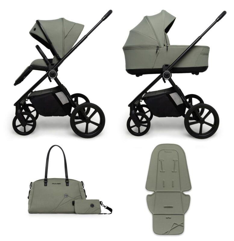 Carucior copii Muuvo One Negro 4in1 cu Cybex Cloud G Plus ADAC si isofix