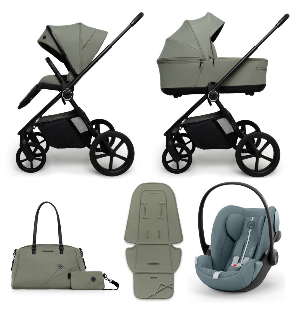 muuvo-One-Olive-3in1-Cybex-cloud-g-plus Carucior copii Muuvo One Olive 3in1 cu Cybex Cloud G Plus ADAC - imagine 1