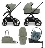 Carucior copii Muuvo One Olive 4in1 cu Cybex Cloud G Plus ADAC si isofix