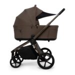 Carucior copii cu landou pliabil Muuvo Fold Dark Chocolate 4in1 cu Cybex Cloud G3 Plus si isofix - imagine 9