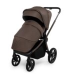 Carucior copii cu landou pliabil Muuvo Fold Dark Chocolate 4in1 cu Cybex Cloud G3 Plus si isofix - imagine 3