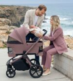 Carucior copii cu landou pliabil Muuvo Fold Cocoa 4in1 cu Cybex Cloud G3 Plus si isofix - imagine 17