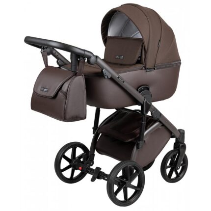 Carucior copii 3 in 1 Nola Adamex Natura Collection Coffee cu scoica testata ADAC