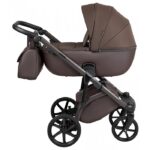 Carucior copii 3 in 1 Nola Adamex Natura Collection Coffee cu scoica testata ADAC - imagine 5