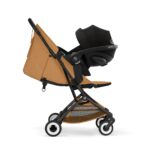 Noul Cybex Orfeo Cinnamon Yellow sport ultracompact compatibil avion - imagine 5