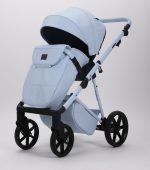 Carucior 3 in 1 Quantum Adamex Natura Baby Blue cu scoica testata ADAC - imagine 5